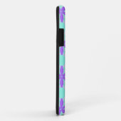 アクアマリンとピンクの花びらがある紫色の花 Case-Mate iPhoneケース (裏面/右)