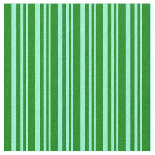 アクアマリンと緑の色の線のパターン ファブリック (クローズアップ)