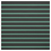 アクアマリンと黒の裏地パターン ファブリック (見本)