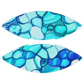 アクアマリンに似たトーンの石のように丸い アメリカンフットボール (パネル)