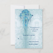 アクアマリンのくらげの応答カード 出欠カード (正面)