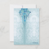 アクアマリンのくらげの応答カード 出欠カード (裏面)