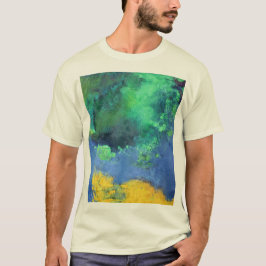 アクアマリンのエメラルドの海の海景 Tシャツ