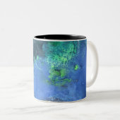 アクアマリンのエメラルド海シースケープ ツートーンマグカップ (正面右)