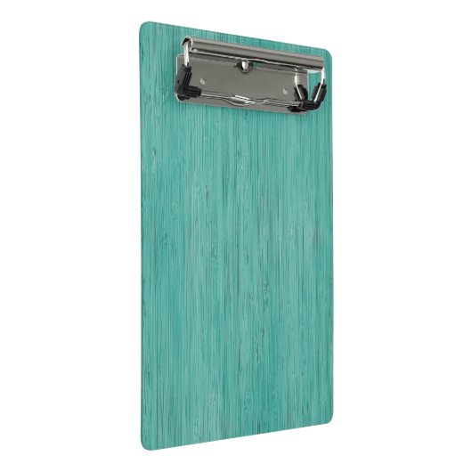 アクアマリンのタケ木製の穀物の一見 ミニクリップボード (アングル)