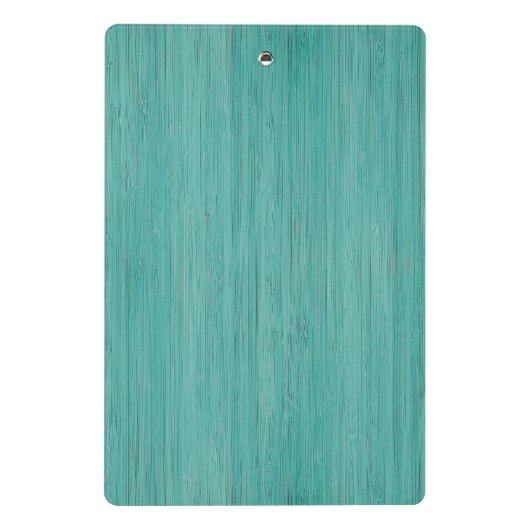 アクアマリンのタケ木製の穀物の一見 ミニクリップボード (裏面)