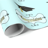 アクアマリンの卒業の包装紙 ラッピングペーパー (ロールコーナー)