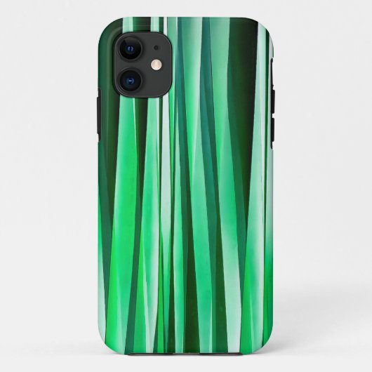 アクアマリンの海のStripyパターン Case-Mate iPhoneケース (裏面)