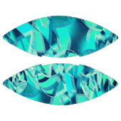 アクアマリンの背景にドリジルが付いたシアンのトラック アメリカンフットボール (パネル)