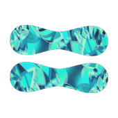 アクアマリンの背景にドリジルが付いたシアンのトラック 野球ボール (パネル)