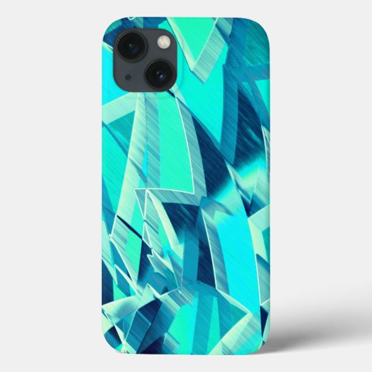 アクアマリンの背景にドリジルが付いたシアンのトラック Case-Mate iPhoneケース (裏面)