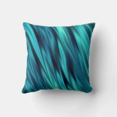 アクアマリンの膚触りがよい波 クッション (裏面)