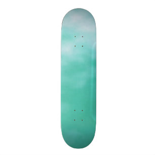 アクアマリンの青緑のSeafoamのカスタマイズ可能なデッキ スケートボード