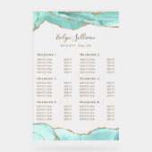 アクアマリンアゲート価格表 アクリルサイン (正面)