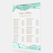 アクアマリンアゲート価格表 アクリルサイン (傾斜)