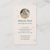 アクアマリンクリスタルホリスティックスピリチュアルヨガ 名刺 (裏面)