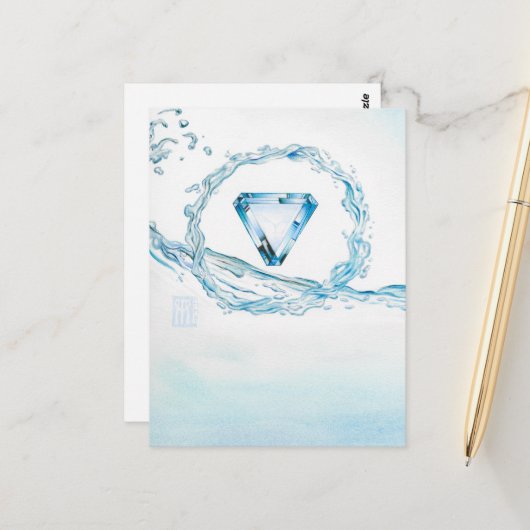 アクアマリンコア ポストカード (正面/裏面インサイチュ)
