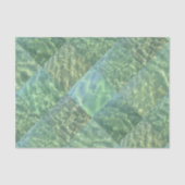 アクアマリンシーホムアクアウォータパターン 薄葉紙 (正面)