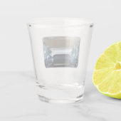 アクアマリンジェムショットグラス ショットグラス (裏面)