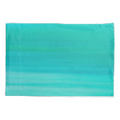 アクアマリンターコイズ着色海水モノグラム 枕カバー (裏面)