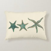 アクアマリントリプルヒトデ アクセントクッション (正面)