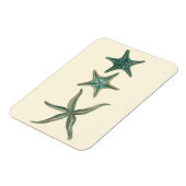 アクアマリントリプルヒトデ マグネット (左側)