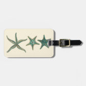 アクアマリントリプルヒトデ ラゲッジタグ (正面横)