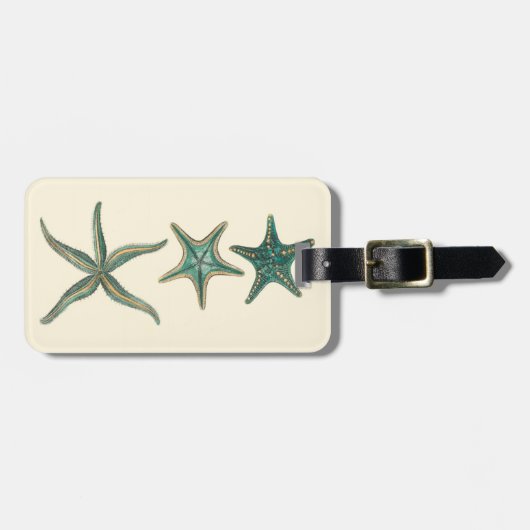 アクアマリントリプルヒトデ ラゲッジタグ (正面横)