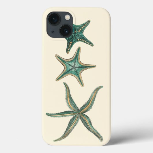 アクアマリントリプルヒトデ Case-Mate iPhoneケース (裏面)