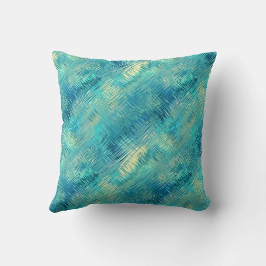 アクアマリンブルークリスタルジェルテクスチャ クッション (裏面)