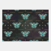 アクアマリンマーツアザムーンモスハッピーバースデー ラッピングペーパーシート (正面3)