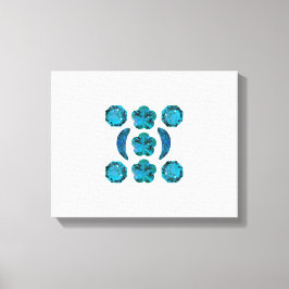 アクアマリンモチーフ キャンバスプリント