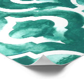 アクアマリンモチーフIV ポスター (角)