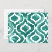 アクアマリンモチーフIV ポストカード (正面/裏面)