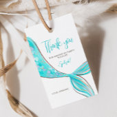 アクアマリン人魚の尾パーティーギフトタグ ギフトタグ