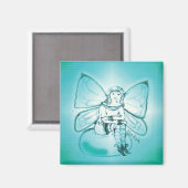 アクアマリン冷蔵庫用マグネット マグネット (正面/裏面)