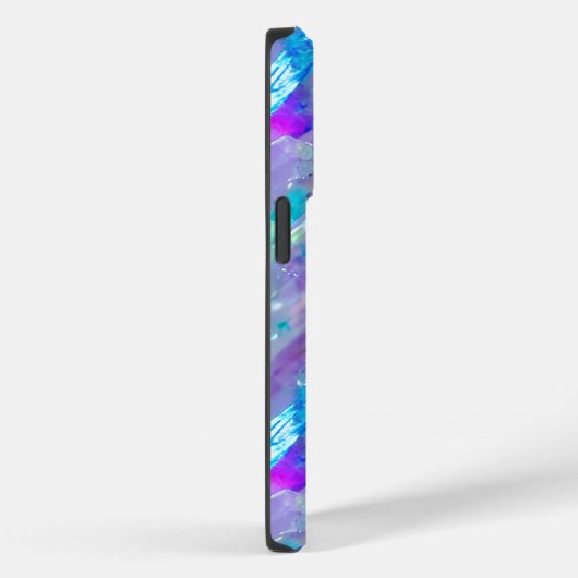 アクアマリン及びアメジスト結晶 Case-Mate iPhoneケース (裏面 / 右)