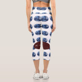 アクアマリン模様 カプリレギンス (裏面)