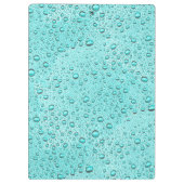 アクアマリン水滴 クリップボード (裏面)