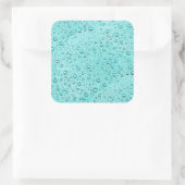 アクアマリン水滴 スクエアシール (バッグ)