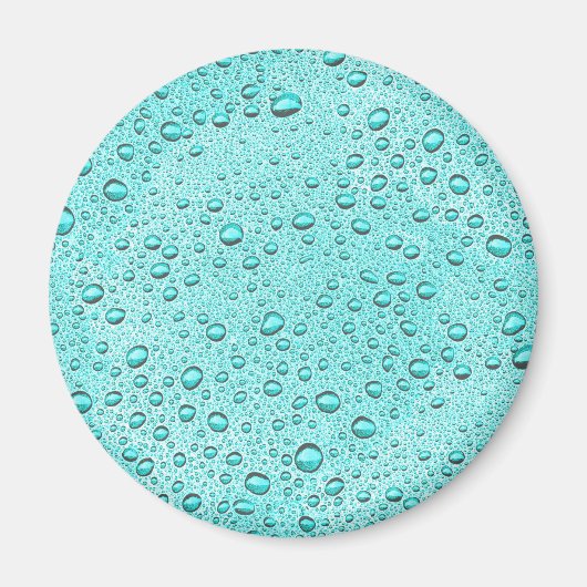 アクアマリン水滴 マグネット (正面)