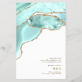 アクアマリン瑪瑙プライスリストフライヤー チラシ (裏面)