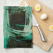 アクアマリン窓I キッチンタオル (四つ折り)