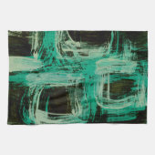 アクアマリン窓I キッチンタオル (横)