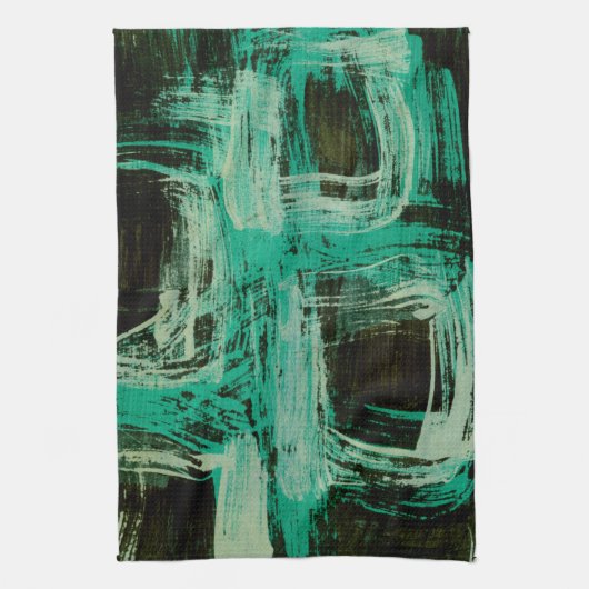 アクアマリン窓I キッチンタオル (縦)