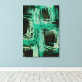 アクアマリン窓I キャンバスプリント (インサイチュ (ウッドフロア))