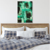 アクアマリン窓I キャンバスプリント (インサイチュ (寝室))