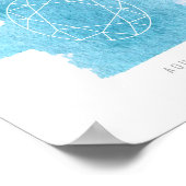 アクアマリン誕生石行進 ポスター (角)