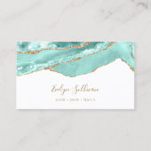 アクアマリン酸エステル名刺 名刺 (正面)