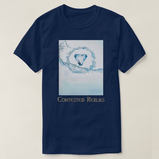 アクアマリン・コア Tシャツ (デザイン正面)